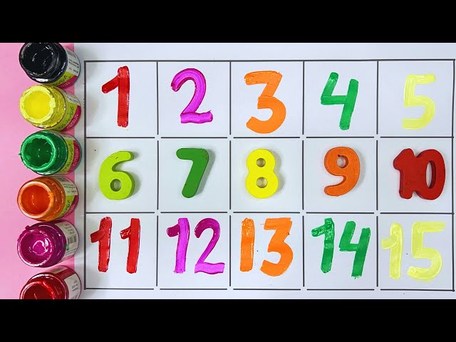 Number Song 1 to 20 | Count to 1-100 | Learn Counting | One To Hundred Counting | 123 Numbers, 1234