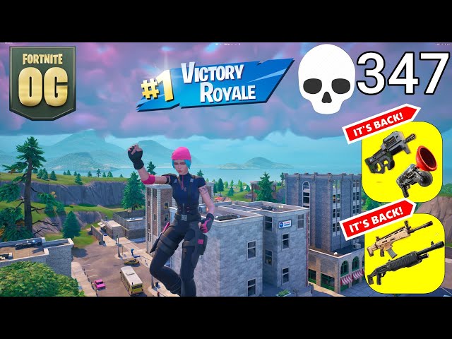 347 Elimination Solo Vs Squads Gameplay (Fortnite OG Reload)