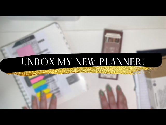 Unbox My New Planner from Amazon!