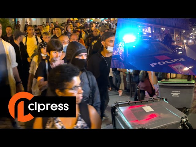 Manifestation sauvage vers l'Élysée des anti-pass sanitaire (11 septembre 2021, Paris) [4K]