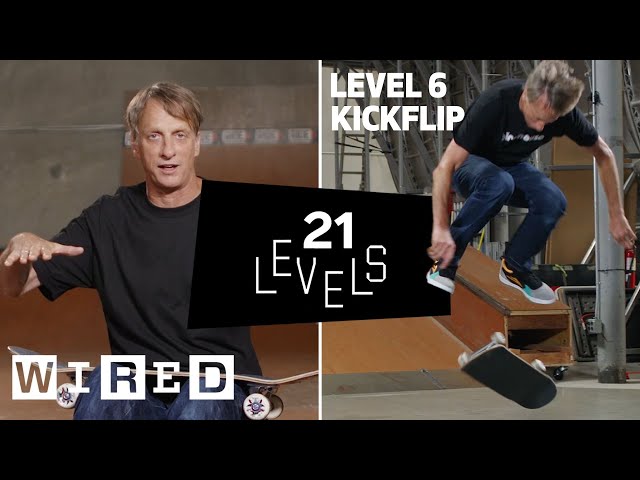 21 Levels of Skateboarding with Tony Hawk: Easy to Complex | WIRED