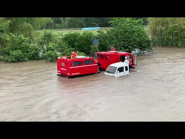 2023.06.02愛知県岡崎市内大雨災害！レッドサラマンダー人命救助【きんちゃん】