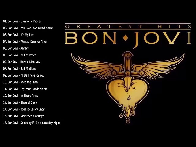 BEST OF Bon Jovi Full Album Best Songs