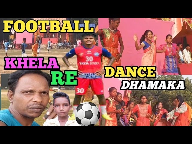 Football Khela Re Dance Huyena🙋‍♂️/Kadu Marandi/Sadhu Marndi/Santali Vlog Video 2024🔥/#kadumarandi