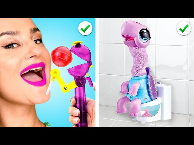 Life-Saving Toilet Gadgets & Parenting Hacks || Funny Family Moments by Crafty Panda GO