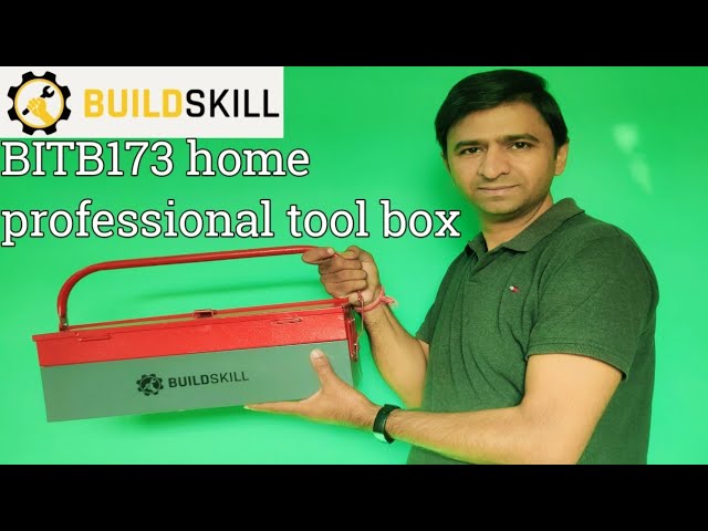 BUILDSKILL BITB173 Home Professional Toolbox, GSP tech, hindi