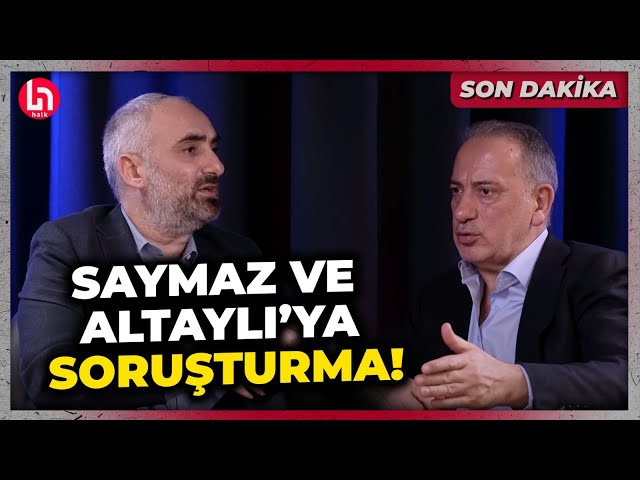 SON DAKİKA! İsmail Saymaz ve Fatih Altaylı hakkında soruşturma!