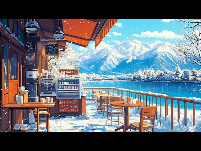 Winter Bliss ☕ Snowy Lofi Vibes ❄️ Deep Focus for Study & Work | [ Lofi Hip Hop Cafe ]