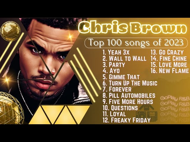 C.H.R.I.S .B.R.O.W.N - Greatest Hits 2023  TOP 100 Songs of the Weeks 2023