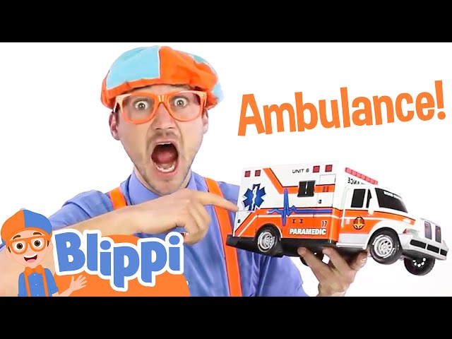 Learn Colors with Ambulance Toy! | Blippi Full Episodes | Educational Videos for Kids | Blippi Toys