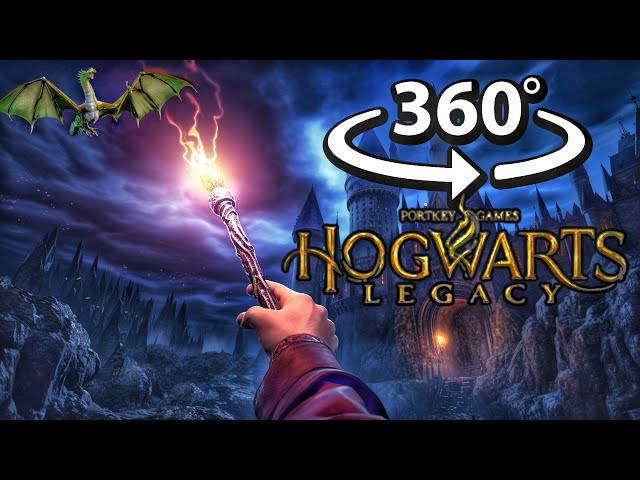 HOGWARTS Legacy BUT It's a 360 DEGREE Video | Harry Potter in VR