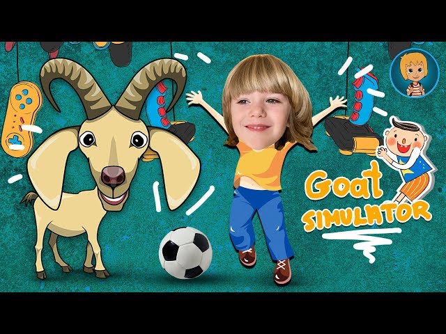 Goat Simulator Spiderman and King Goat (Gertit ToysReview)