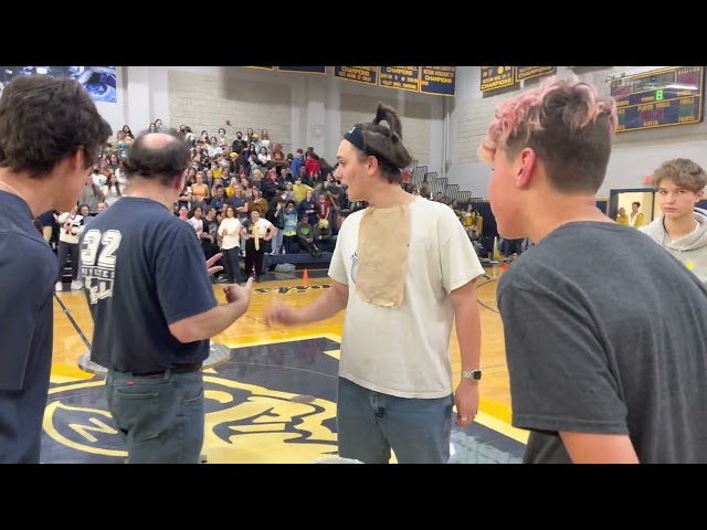 2022 Pep Rally | Pie Eating Contest Round 1