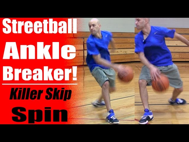 KILLER Skip Spin! Streetball Ankle Breakers: How To | Snake