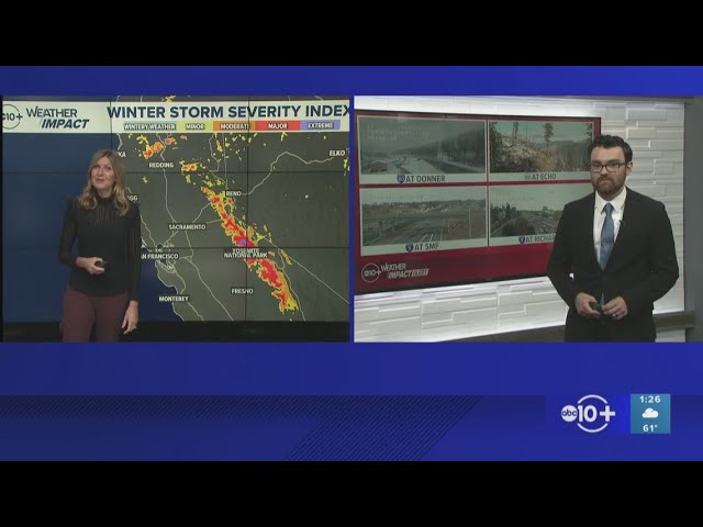 Storm Latest: Sacramento rain totals and snow, flood forecast | Thursday afternoon update