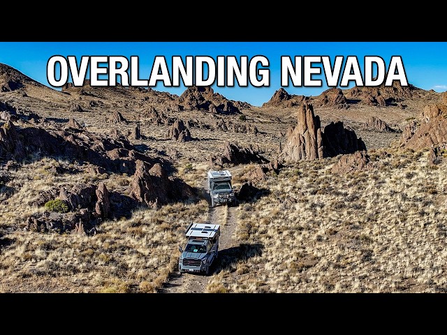 Overlanding Nevada in a Full Size Truck with 4 Wheel Camper Hawk