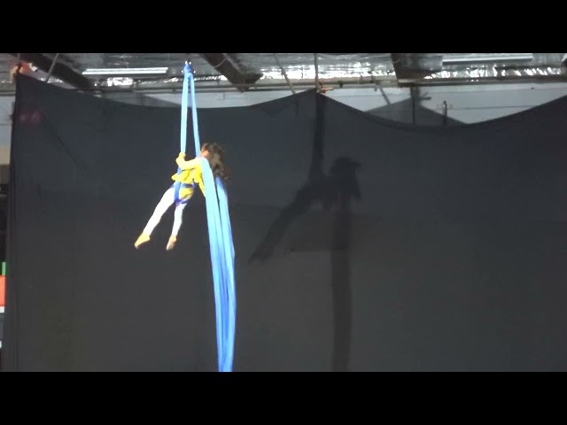 Mercy Feng in Aerial Silks Performance at Firestorm Freerunning (6/4/22) - A Tale as Old as Tyme