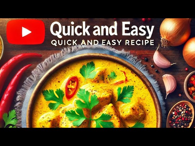 How to Make Curry Chicken with Coconut Milk | Quick and Easy Recipe