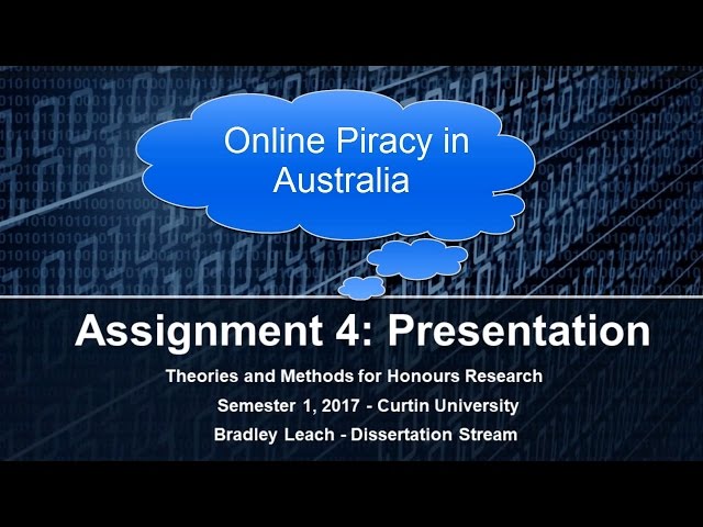 Honours Research Presentation - HUMN4003