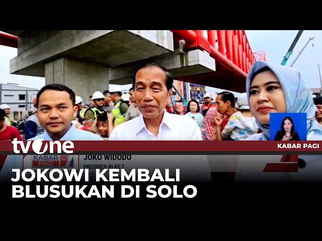 Jokowi Blusukan ke Proyek Rel KA di Simpang Joglo | Kabar Pagi tvOne