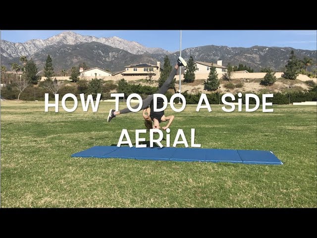 How To Do a Side Aerial GIVEAWAY - RJS Gymnastics * Tutorial *