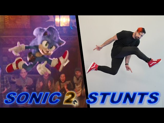 Stunts From Sonic the Hedgehog 2 (2022) In Real Life