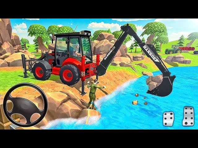 JCB 3DX BACKHOE LOADER BUS SIMULATOR INDONESIA DRIVING LIVE STREAM