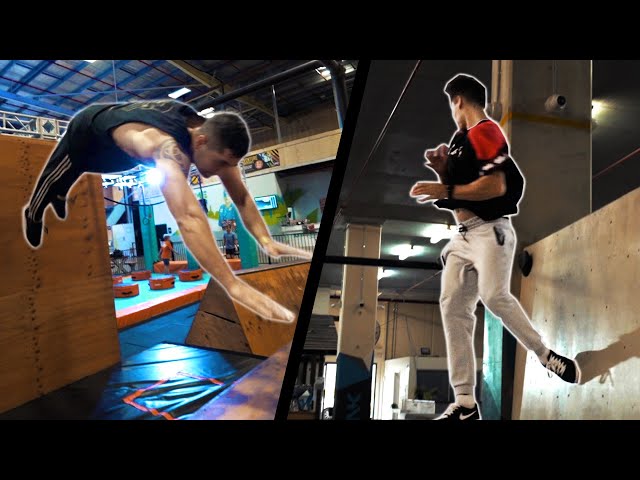 Parkour Twins - Monkey Moves and 360 Climb Ups