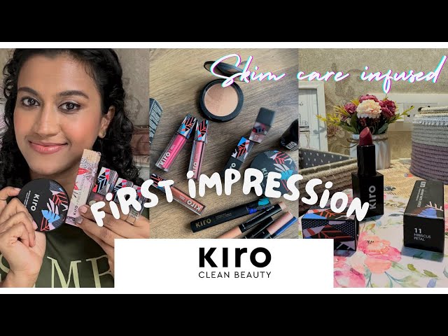 Unboxing Kiro Beauty | First impression | full face makeup with Kiro #cleanbeauty #veganproducts