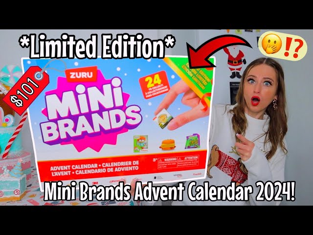 UNBOXING A GIANT *LIMITED EDITION* MINI BRANDS ADVENT CALENDAR 2024!!🫢🎁⁉️(24 MYSTERY BOXES!!😱)