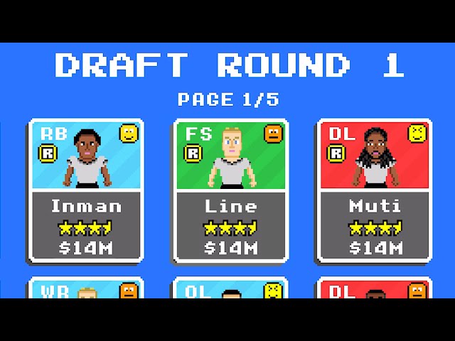 RAREST Player I've EVER SEEN in the DRAFT - Retro Bowl Gameplay #79