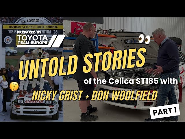 Toyota Team Europe: the untold stories of the Celica ST185 in WRC with Nicky Grist & Don Woolfield