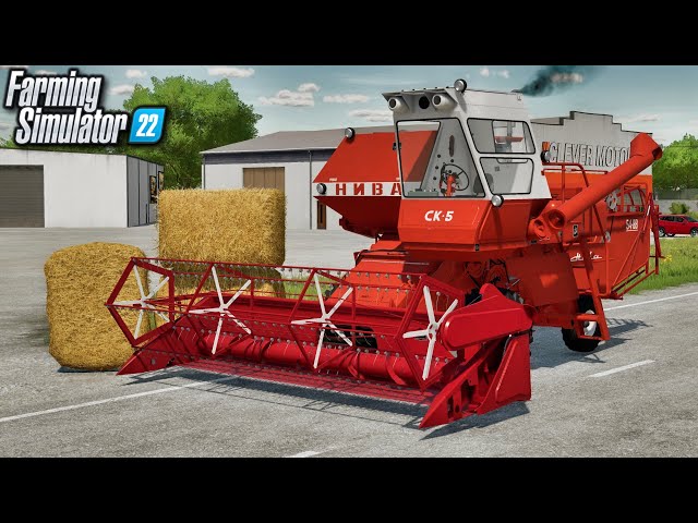 New Mods - SK-5 "Niva" Pack, Bale With A Combine! (6 Mods) | Farming Simulator 22