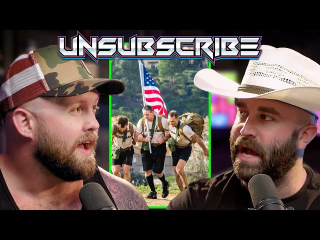 The $18,000 Fake Basic Training Bootcamp ft. The Fat Electrician & AngryCops | Unsubscribe Podcast