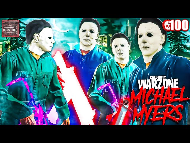 The ULTIMATE MICHAEL MYERS CHALLENGE on Warzone Rebirth Island!