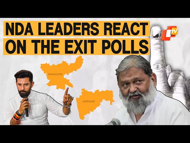 Maharashtra, Jharkhand Exit Polls: NDA Will Form Govt In Both Places, Say Chirag Paswan & Anil Vij