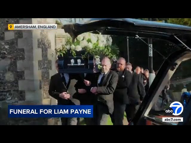 Liam Payne's One Direction bandmates attend funeral