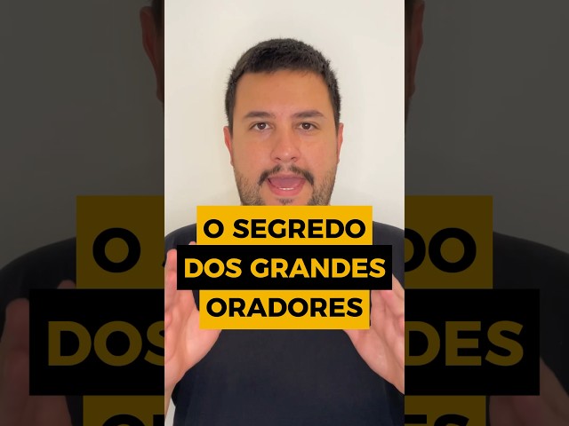 O SEGREDO DOS GRANDES ORADORES #ansiedade #oratoria #stevejobs #barackobama #silviosantos #shorts