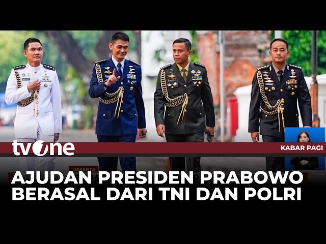 4 Sosok Ajudan Presiden Prabowo dari TNI-Polri | Kabar Pagi tvOne