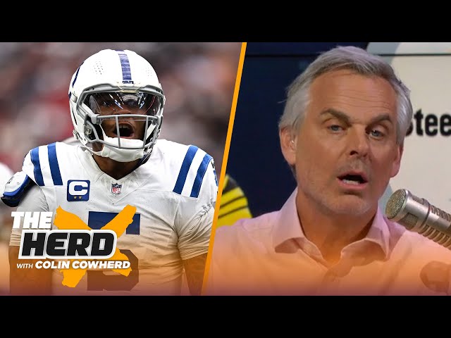 Anthony Richardson benched for Joe Flacco, Did the Colts make the right decision? | NFL | THE HERD