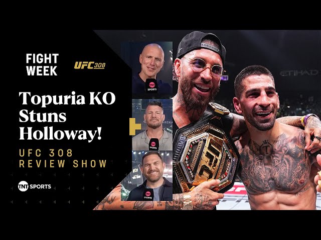 Topuria Knocks Out Holloway to Retain Featherweight Title 💥 #UFC308 Review Show with Michael Bisping