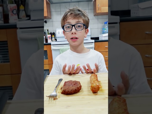 Kid Tries VEGAN Food For The First Time!