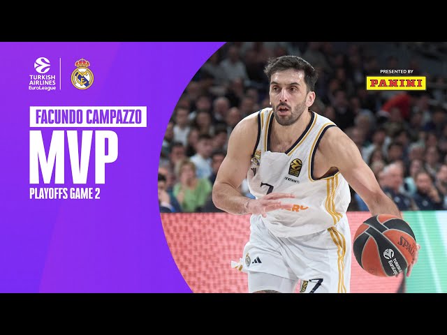 Facundo CAMPAZZO | MVP Leads REAL MADRID in PLAYOFFS GAME 2  | 2023-24 Turkish Airlines EuroLeague