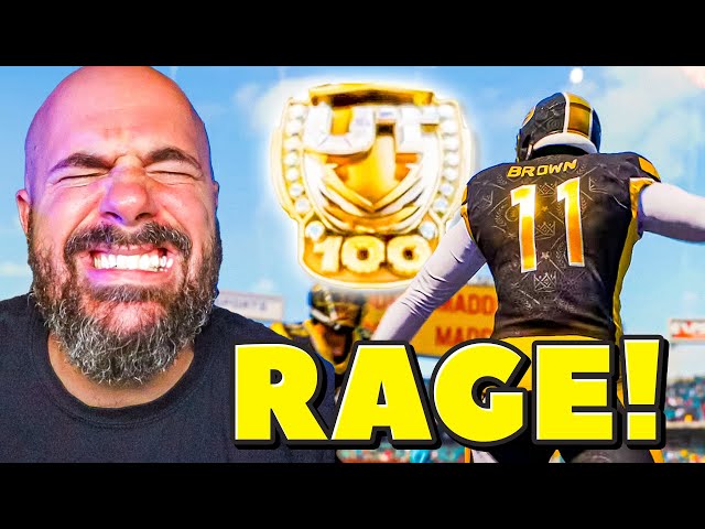 RAGING AT TOP 100 MADDEN 25 GAMEPLAY!