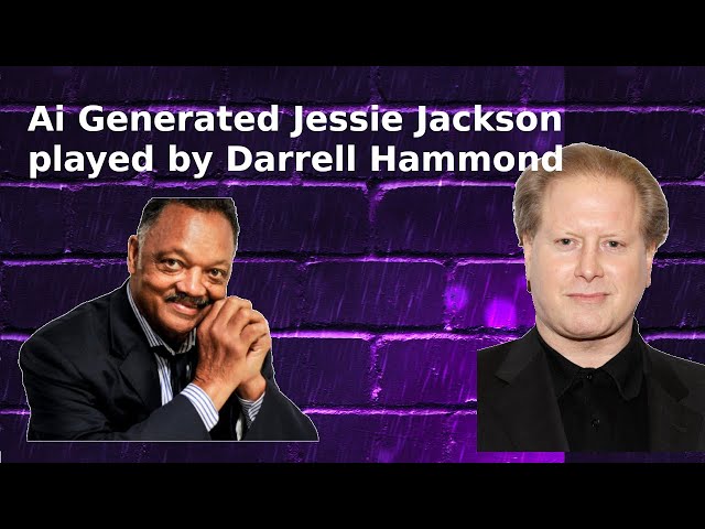 AI Jessie Jackson played by Darrell Hammond   Speaks to Bedrock - A Machine Learning Comedy