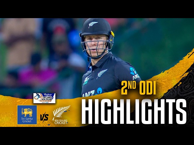 2nd ODI | Highlights | New Zealand Tour Of Sri Lanka | 17th November 2024