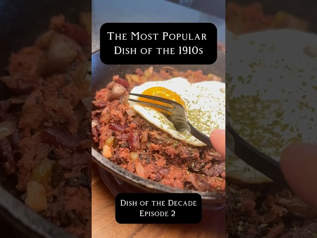 Most Popular Dish of the 1910s #history #ushistory #1910 #ww1 #worldwar1 #recipe #jazz #cooking