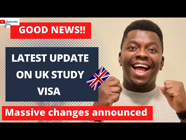 Good News!! | Latest Update on UK study VISA | Massive changes announced!! #ukstudyvisa