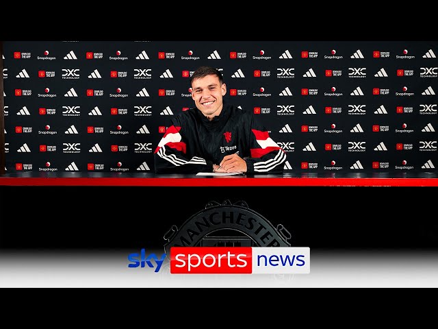 Manchester United confirm the signing of Manuel Ugarte from Paris Saint-Germain