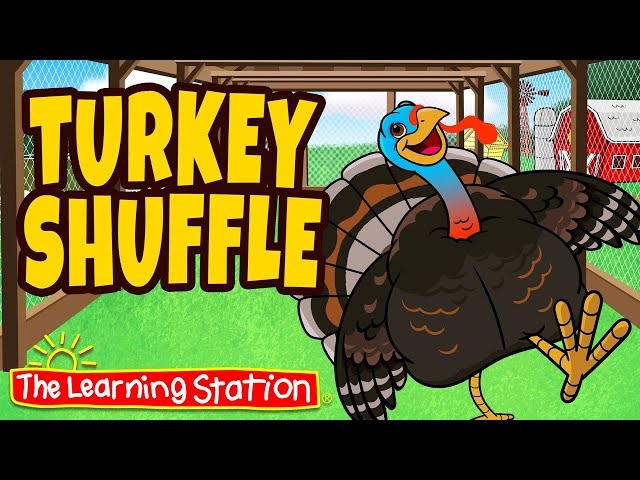 Turkey Shuffle ♫ Autumn Song For Kids  ♫ Brain Break Song ♫  Kids Songs by The Learning Station